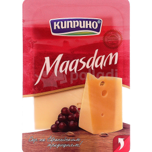 СЫР КИПРИНО МААСДАМ СЛАЙСЕРНАЯ НАРЕЗКА 125 Г СЫР КИПРИНО МААСДАМ СЛАЙСЕРНАЯ НАРЕЗКА 125 Г