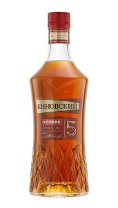 КОНЬЯК КИНОВСКИЙ 5 ЛЕТ 40% 0,5Л