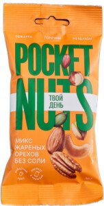 ОРЕХОВЫЙ МИКС ПОКЕТНАТС БЕЗ СОЛИ 50 Г