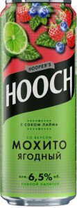ПИВНОЙ НАПИТОК ХУУУЧ СУПЕР СО ВКУСОМ ЯГОДНЫЙ МОХИТО И СОКОМ ЛАЙМА 6,5% 0,45Л Ж/Б