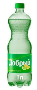 НАПИТОК ДОБРЫЙ ЛИМОН ЛАЙМ Б/АЛК ГАЗ 1Л ПЛ/Б НАПИТОК ДОБРЫЙ ЛИМОН ЛАЙМ Б/АЛК ГАЗ 1Л ПЛ/Б