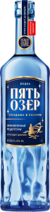 ВОДКА ПЯТЬ ОЗЕР 40% 1,0Л