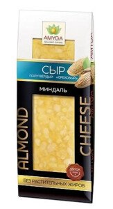 СЫР АМИГА ОРЕХОВЫЙ ПОЛУТВЕЙ С МИНДАЛЕМ 150 Г