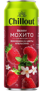 НАПИТОК ЧИЛЛАУТ БЕРРИ МОХИТО ЗЕМЛЯНИКА ГАЗ 0,45Л Ж/Б НАПИТОК ЧИЛЛАУТ БЕРРИ МОХИТО ЗЕМЛЯНИКА ГАЗ 0,45Л Ж/Б
