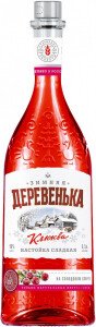 НАСТОЙКА СЛАДКАЯ ЗИМНЯЯ ДЕРЕВЕНЬКА КЛЮКВА 19% 0,5Л