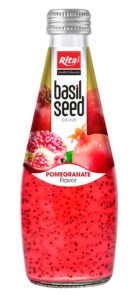НАПИТОК РИТА С ГРАНАТОВЫМ СОКОМ И СЕМЕНАМИ БАЗИЛИКА Б/АЛК Н/ГАЗ 290 МЛ СТ/Б