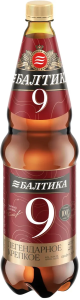 ПИВО БАЛТИКА № 9 ЛЕГЕНДАРНОЕ СВЕТЛОЕ 8% 1,15Л ПЛ/Б