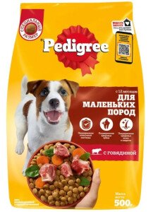 КОРМ ПЕДИГРИ ДЛЯ ВЗРОСЛЫХ СОБАК МЕЛКОЙ ПОРОДЫ ГОВЯДИНА 500 Г КОРМ ПЕДИГРИ ДЛЯ ВЗРОСЛЫХ СОБАК МЕЛКОЙ ПОРОДЫ ГОВЯДИНА 500 Г