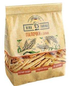 ПАЛОЧКИ НИНА ФАРИНА С СОЛЬЮ 145 Г