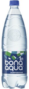 ВОДА БОНА АКВА ГАЗ 1Л ПЛ/Б