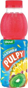 НАПИТОК СОКОСОДЕРЖАЩИЙ ДОБРЫЙ ПАЛПИ ТРОПИЧЕСКИЙ 0,45Л ПЛ/Б