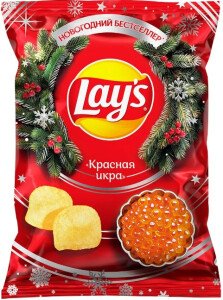 ЧИПСЫ ЛЕЙЗ КРАСНАЯ ИКРА 105 Г