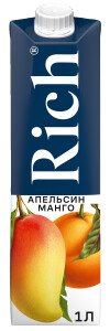 НЕКТАР РИЧ МАНГО/АПЕЛЬСИН 1Л Т/П