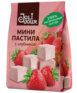 ПАСТИЛА МИНИ ДЖОЛИ ДЖОУР С КЛУБНИКОЙ 104 Г