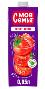 НАПИТОК СОКОСОДЕРЖАЩИЙ МОЯ СЕМЬЯ ТОМАТНЫЙ С ЭКСТРАКТОМ СЕЛЬДЕРЕЯ 0,95Л Т/П НАПИТОК СОКОСОДЕРЖАЩИЙ МОЯ СЕМЬЯ ТОМАТНЫЙ С ЭКСТРАКТОМ СЕЛЬДЕРЕЯ 0,95Л Т/П