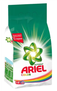 СТИРАЛЬНЫЙ ПОРОШОК АРИЭЛЬ КОЛОР АВТОМАТ 3 КГ СТИРАЛЬНЫЙ ПОРОШОК АРИЭЛЬ КОЛОР АВТОМАТ 3 КГ