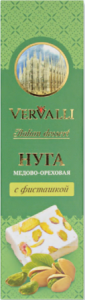 НУГА ВЕРВАЛЛИ МЕДОВО-ОРЕХОВАЯ С ФИСТАШКОЙ 80 Г НУГА ВЕРВАЛЛИ МЕДОВО-ОРЕХОВАЯ С ФИСТАШКОЙ 80 Г