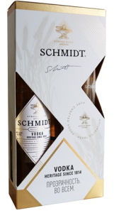ВОДКА ШМИДТ СУПРИМ 40% 0,7Л П/УП+СТАКАН ВОДКА ШМИДТ СУПРИМ 40% 0,7Л П/УП+СТАКАН