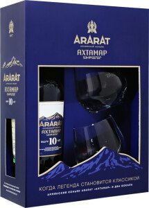 КОНЬЯК АХТАМАР КС 40% 0,7Л П/УП+2 БОКАЛА КОНЬЯК АХТАМАР КС 40% 0,7Л П/УП+2 БОКАЛА