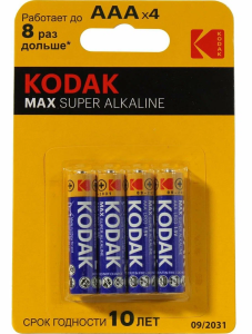 БАТАРЕЙКИ КОДАК МАКС LR03−4 ШТBL БАТАРЕЙКИ КОДАК МАКС LR03−4 ШТBL