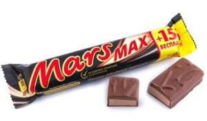 ШОКОЛАДНЫЙ БАТОНЧИК МАРС МАКС 81 Г ШОКОЛАДНЫЙ БАТОНЧИК МАРС МАКС 81 Г