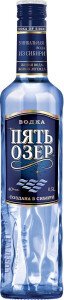 ВОДКА ПЯТЬ ОЗЕР 40% 0,5Л ВОДКА ПЯТЬ ОЗЕР 40% 0,5Л