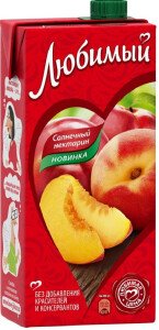 НЕКТАР ЛЮБИМЫЙ ЯБЛОКО/ПЕРСИК/НЕКТАРИН 0,95Л Т/П НЕКТАР ЛЮБИМЫЙ ЯБЛОКО/ПЕРСИК/НЕКТАРИН 0,95Л Т/П