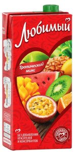 НАПИТОК ЛЮБИМЫЙ ТРОПИЧЕСКИЙ МИКС 0,95Л Т/П НАПИТОК ЛЮБИМЫЙ ТРОПИЧЕСКИЙ МИКС 0,95Л Т/П