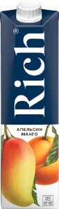 НЕКТАР РИЧ МАНГО/АПЕЛЬСИН 1Л Т/П НЕКТАР РИЧ МАНГО/АПЕЛЬСИН 1Л Т/П