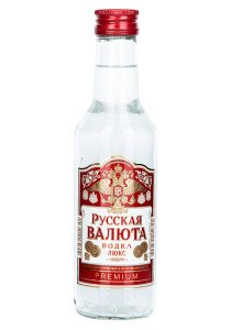 ВОДКА РУССКАЯ ВАЛЮТА 38% 0,25Л ВОДКА РУССКАЯ ВАЛЮТА 38% 0,25Л