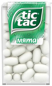 ДРАЖЕ ТИК-ТАК МЯТА 16 Г ДРАЖЕ ТИК-ТАК МЯТА 16 Г