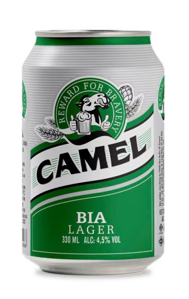 ПИВО КАМЭЛ ЛАГЕР СВЕТЛОЕ 4,5% 0,33Л Ж/Б