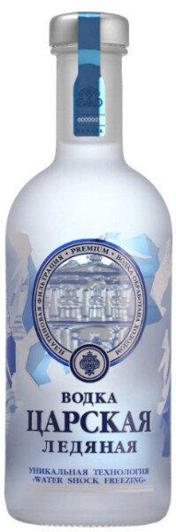 ВОДКА ЦАРСКАЯ ЛЕДЯНАЯ 40% 0,5Л