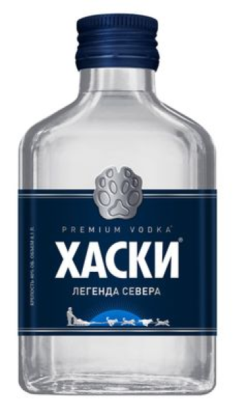 ВОДКА ХАСКИ 40% 0,1Л