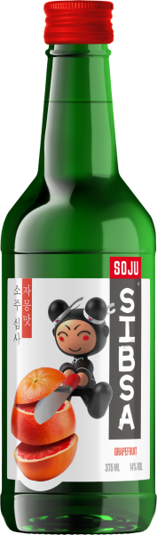 АПЕРИТИВ СОДЖУ СИБСА СО ВКУСОМ ГРЕЙПФРУТА 14% 0,375Л
