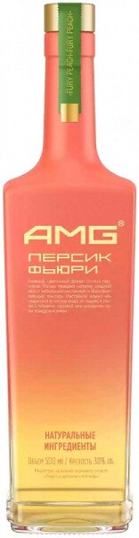 НАСТОЙКА ПОЛУСЛАДКАЯ АМГ ПЕРСИК ФЬЮРИ 30% 0,5Л