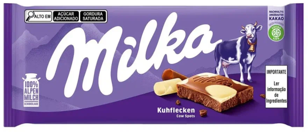 ШОКОЛАД МИЛКА ПЯТНИСТАЯ СЧАСТЛИВАЯ КОРОВА С БЕЛЫМ ШОКОЛАДОМ МОЛОЧНЫЙ 90 Г