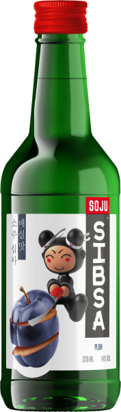 АПЕРИТИВ СОДЖУ СИБСА СО ВКУСОМ СЛИВЫ 14% 0,375Л