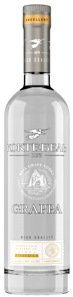 ВОДКА ВИНОГРАДНАЯ ГРАППА КОКТЕБЕЛЬ 40% 0,5Л