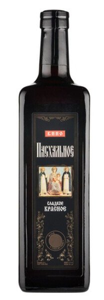 ВИНО ПАСХАЛЬНОЕ ШТОФ КР СЛАД 11% 0,75Л