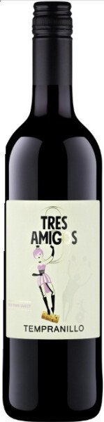 ВИНО ТРЕС АМИГОС ТЕМПРАНИЛЬО КР П/СЛ 11,3% 0,75Л