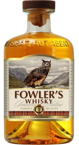 ВИСКИ ФОУЛЕРС 40% 0,5Л СРОКОМ ВЫДЕРЖКИ МЕНЕЕ 3 ЛЕТ
