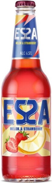 ПИВНОЙ НАПИТОК ЭССА СО ВКУСОМ ДЫНИ И КЛУБНИКИ 6,5% 0,4Л СТ/Б