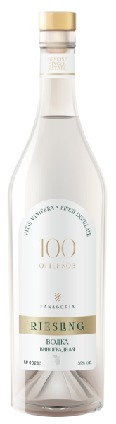 ВОДКА ВИНОГРАДНАЯ 100 ОТТЕНКОВ РИСЛИНГ 39% 0,7Л