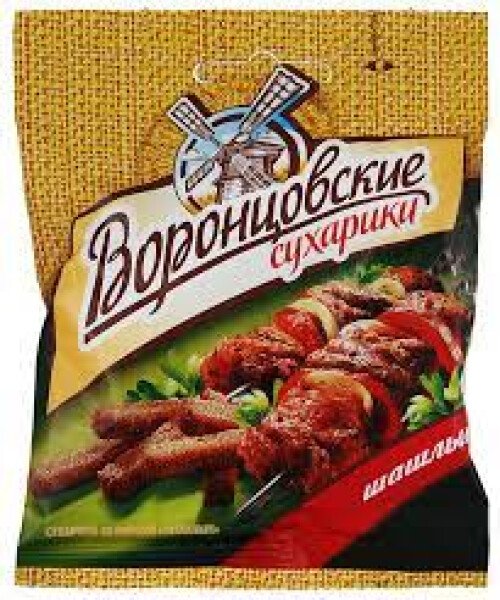 СУХАРИ ВОРОНЦОВСКИЕ ШАШЛЫК 80 Г