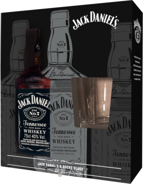 ВИСКИ ДЖЕК ДЭНИЭЛС ТЕННЕССИ ВИСКИ 40% 0,7Л П/УП+СТАКАН