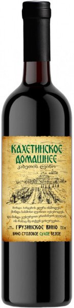 ВИНО КАХЕТИНСКОЕ ДОМАШНЕЕ БЕЛ СУХ 10,5−13% 0,7Л