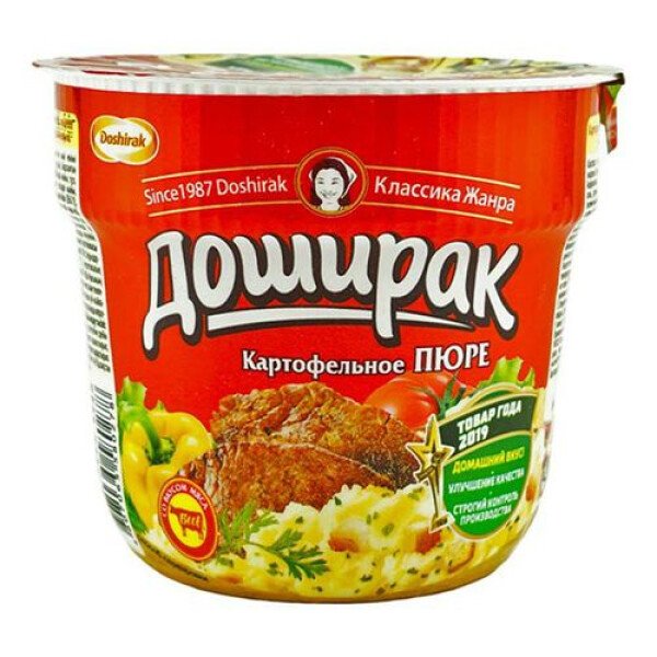 КАРТОФЕЛЬНОЕ ПЮРЕ ДОШИРАК СО ВКУСОМ МЯСА 40 Г