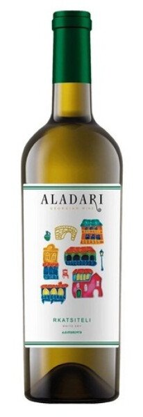 ВИНО АЛАДАРИ РКАЦИТЕЛИ БЕЛ СУХ 12,5% 0,75Л