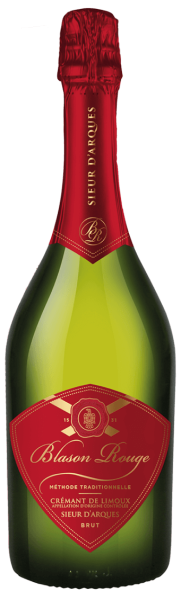 ВИНО ИГРИСТОЕ КРЕМАН ДЕ ЛИМУ БЛАСОН РУЖ 12,5% БЕЛ БРЮТ 0,75Л